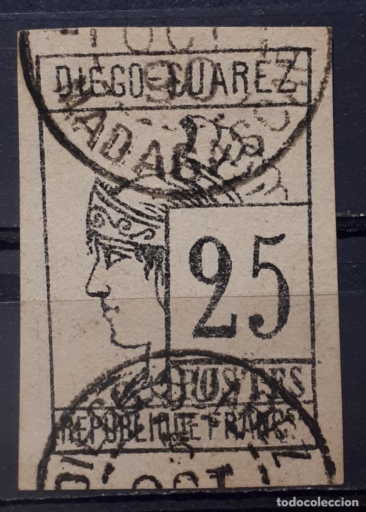 Sellos: DIEGO SU&Aacute;REZ, &deg; S D. A&ntilde;o 1890. Yvert 9. - Foto 1