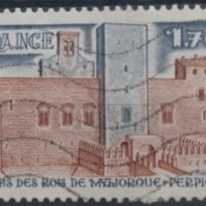 Sellos: FRANCIA 1979 PALACE OF KINGS OF MAJORCA. USADO - USED.. Lote 402537034
