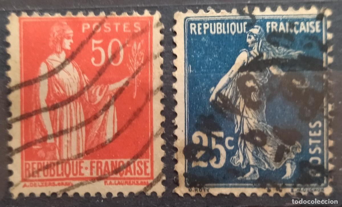 Sellos: FRANCIA ALEGORIA. USADO. - Foto 1