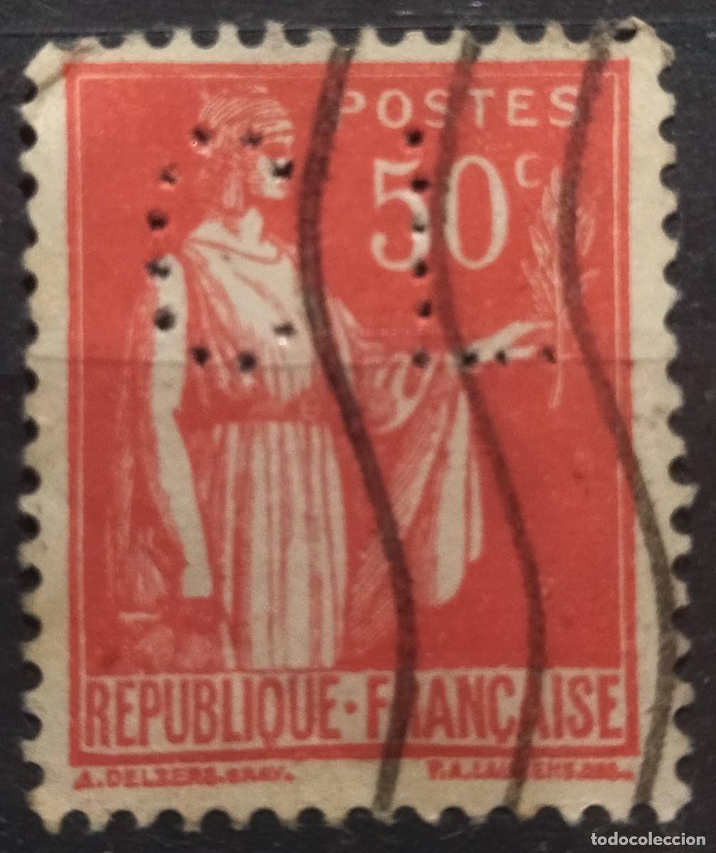 Sellos: FRANCIA PERFIN - PERFORADO. USADO - USED. - Foto 1
