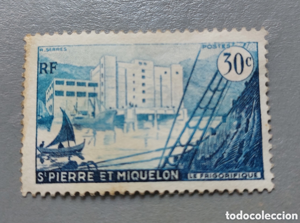 Selos: Sello Pierre et miquelon le frigorifique
