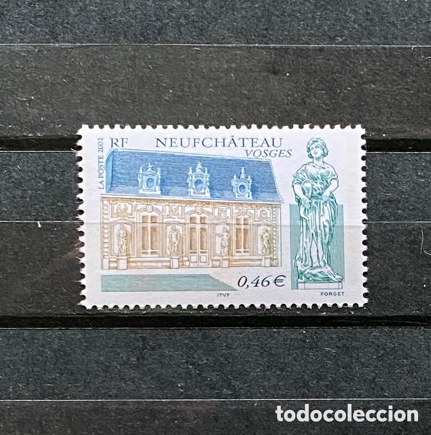 Sellos: Sellos, nuevo, de Francia 2002 Yvert 3525 Edificios - Foto 1