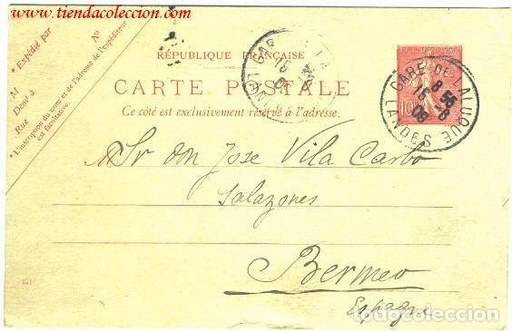Sellos: Francia. Carte - Postale. - Foto 1