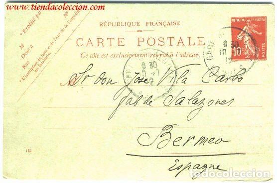 Sellos: Francia. Carte - Postale. - Foto 1