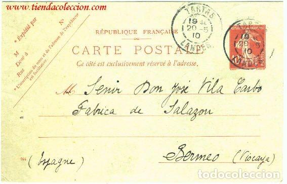 Sellos: Francia. Carte - Postale. - Foto 1