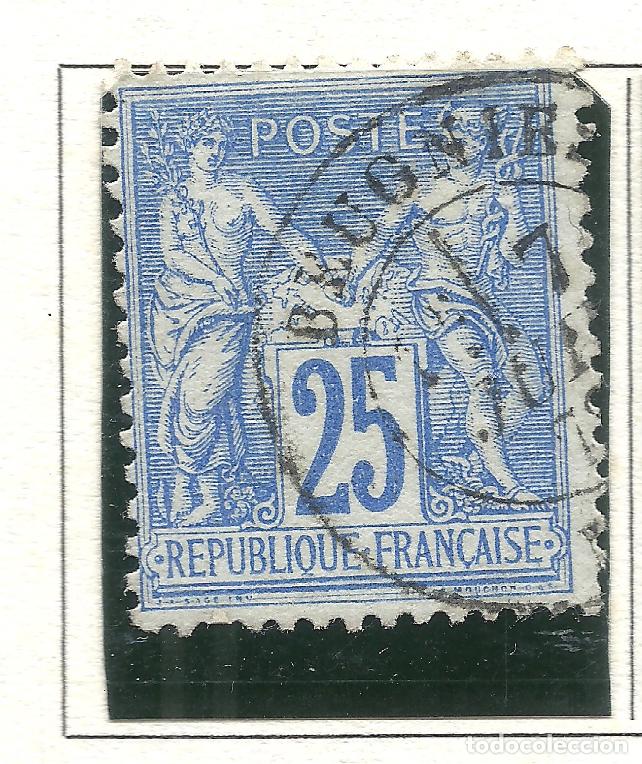 Timbres: SELLO FRANCIA YVERT 79 A&Ntilde;O 1876-77 USADO FIJASELLOS OUTREMER