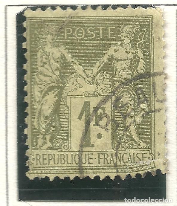 Timbres: SELLO FRANCIA YVERT 82 A&Ntilde;O 1876-78 USADO FIJASELLOS ROTO
