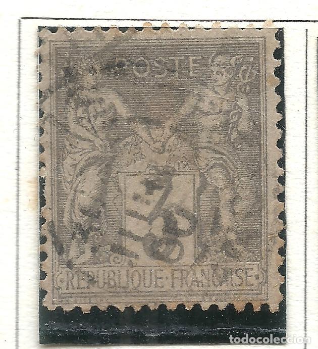 Timbres: SELLO FRANCIA YVERT 87 A&Ntilde;O 1877-80 USADO FIJASELLOS GRIS