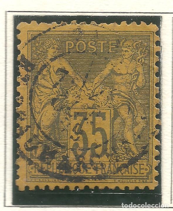Timbres: SELLO FRANCIA YVERT 93 A&Ntilde;O 1877-80 USADO FIJASELLOS