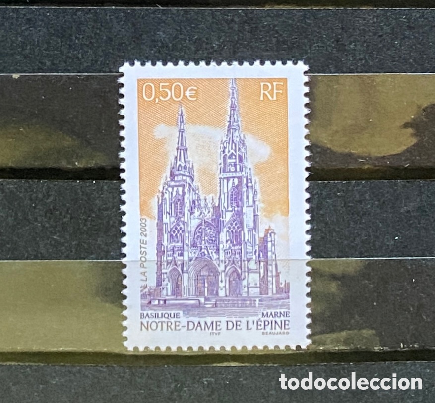 Sellos: Sellos, nuevo, de Francia 2003. Yvert 3579 Edificios - Foto 1