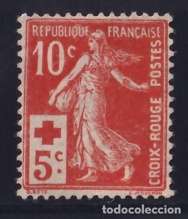 Sellos: FRANCIA, 1914 YVERT N&ordm; 147 /*/ - Foto 1