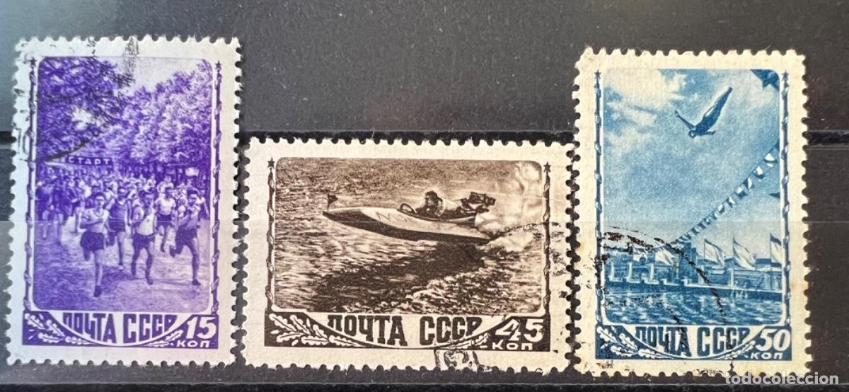 Sellos: Rusia sellos 1948 Yvert 1224-1226-1227