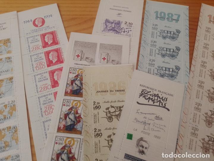 Sellos: Francia. 8 carnets filat&eacute;licos - Foto 2