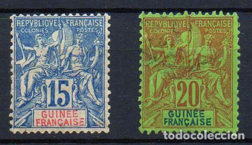 Sellos: Guinea francesa n&ordm; 6/7. - Foto 1