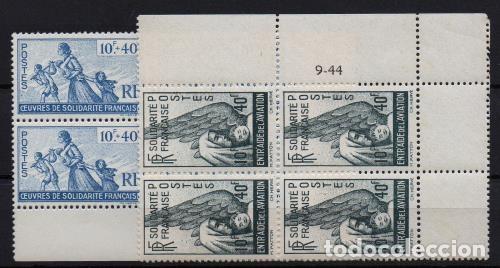 Sellos: Francia Libre n&ordm; 7,A-1. - Foto 1