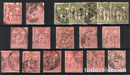 Sellos: Francia n&ordm; 71, 72, 81 - Foto 1