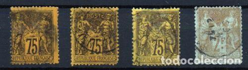 Sellos: Francia n&ordm; 99 y 105. - Foto 1