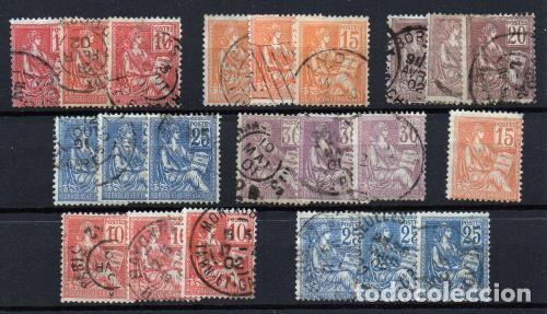 Sellos: Francia n&ordm; 112/18. - Foto 1