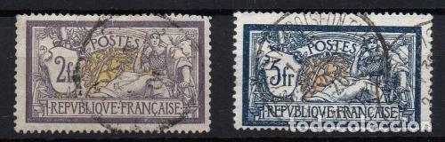 Sellos: Francia n&ordm; 122/3. - Foto 1