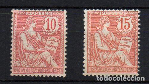 Sellos: Francia n&ordm; 124 ,125. - Foto 1