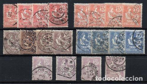 Sellos: Francia n&ordm; 124/8. - Foto 1
