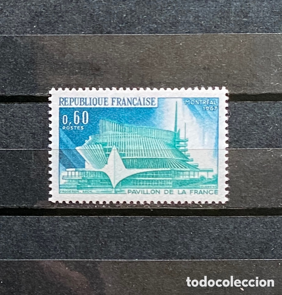 Sellos: Sellos, nuevo, de Francia 1967 Yvert 1519 Edificios - Foto 1