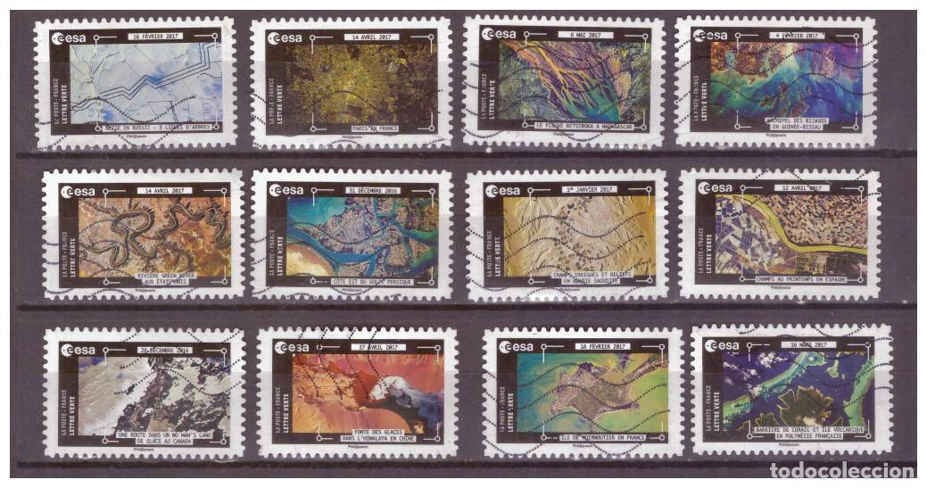 Selos: 2018 Serie Vistas de la Tierra desde la Estacion de Francia Yvert AD 1570 al 1581 art 6