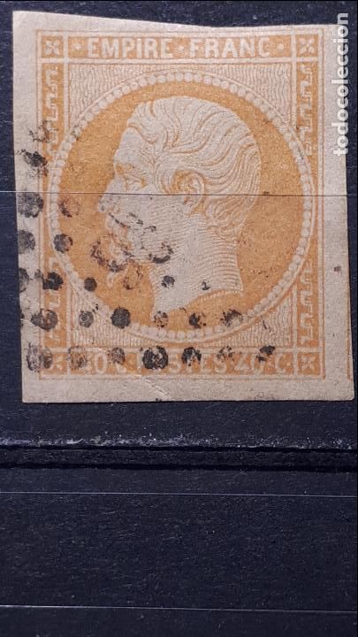 Sellos: FRANCIA. &deg;. A&Ntilde;O 1853. YVERT 16. - Foto 1