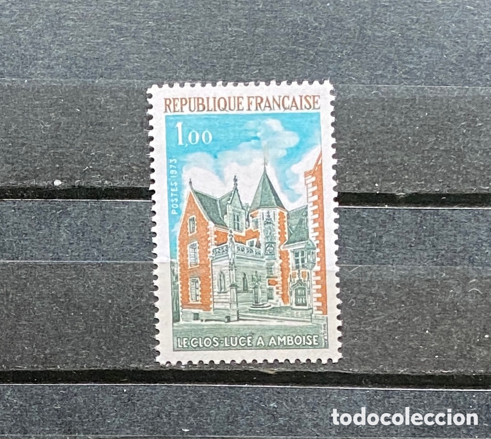 Sellos: Sellos, nuevo, de Francia 1973 Yvert 1759 Edificios - Foto 1