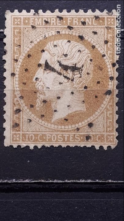 Sellos: FRANCIA. A&Ntilde;O 1867. &deg;. YVERT 21. - Foto 1