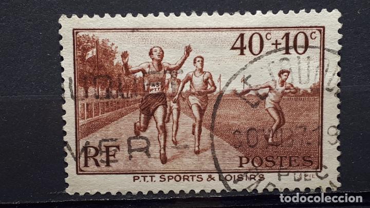 Sellos: FRANCIA. A&ntilde;o 1937 &deg;. Yvert 346 - Foto 1