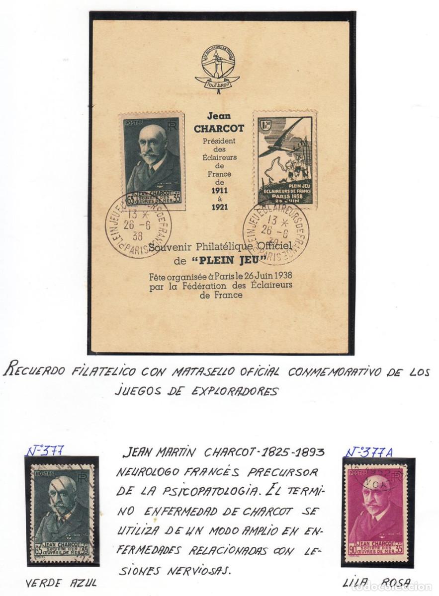 Sellos: YVERT 377-77A-POSTAL Y SELLOS - Foto 1