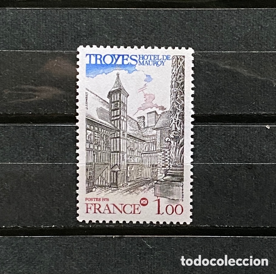 Sellos: Sellos, nuevo, de Francia 1978. Yvert 2011 Edificios - Foto 1