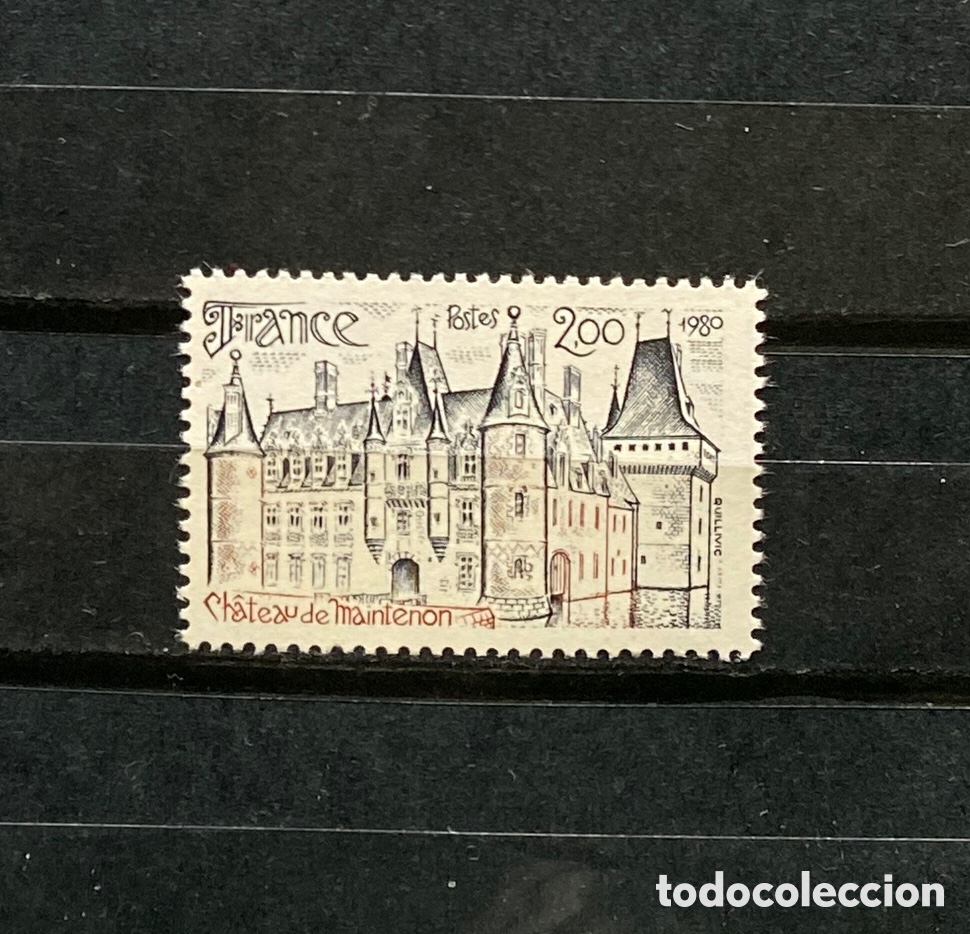 Sellos: Sellos, nuevo, de Francia 1980. Yvert 2082 Edificios - Foto 1