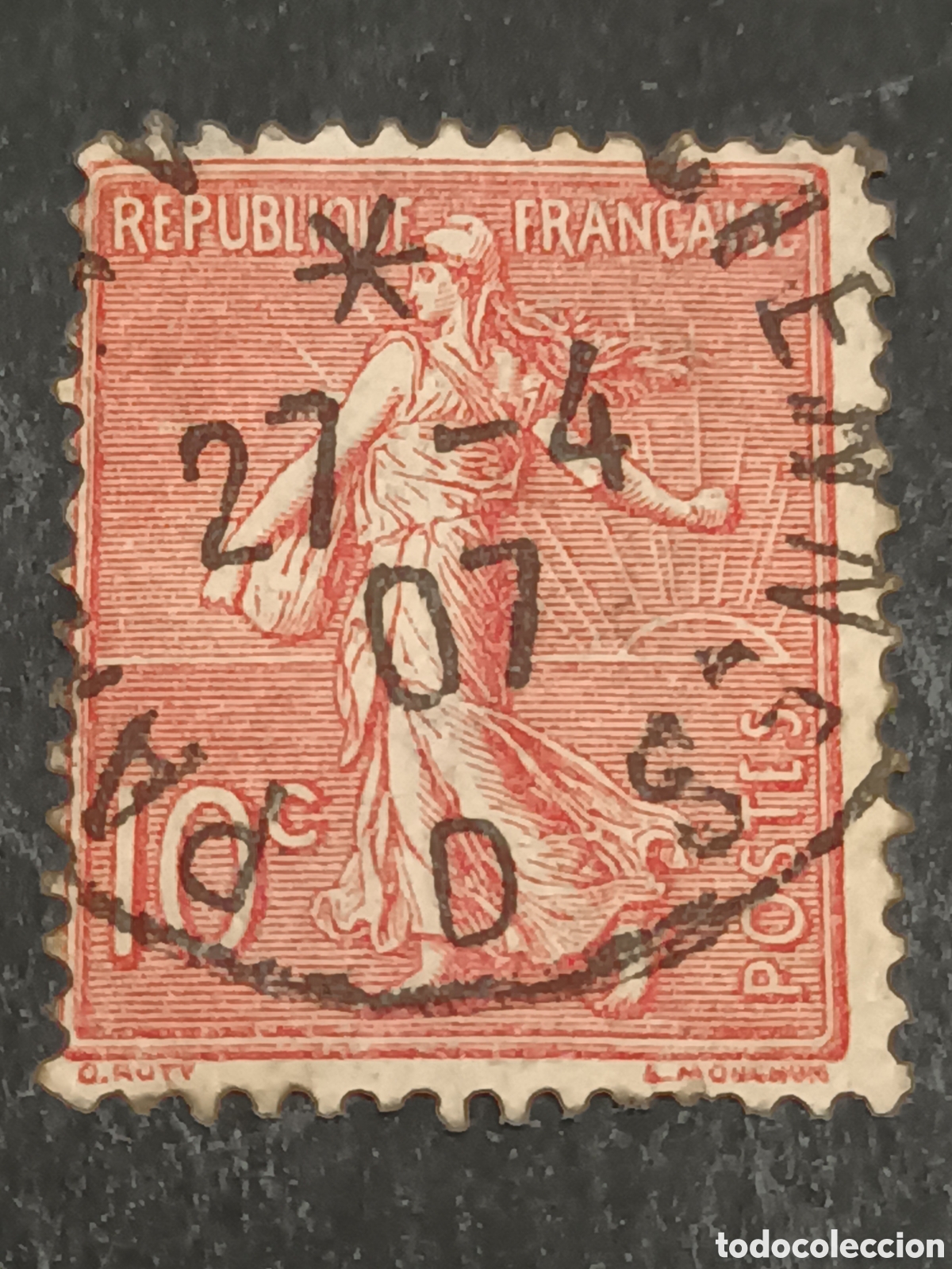 Sellos: FRANCIA. SELLO USADO. - Foto 1