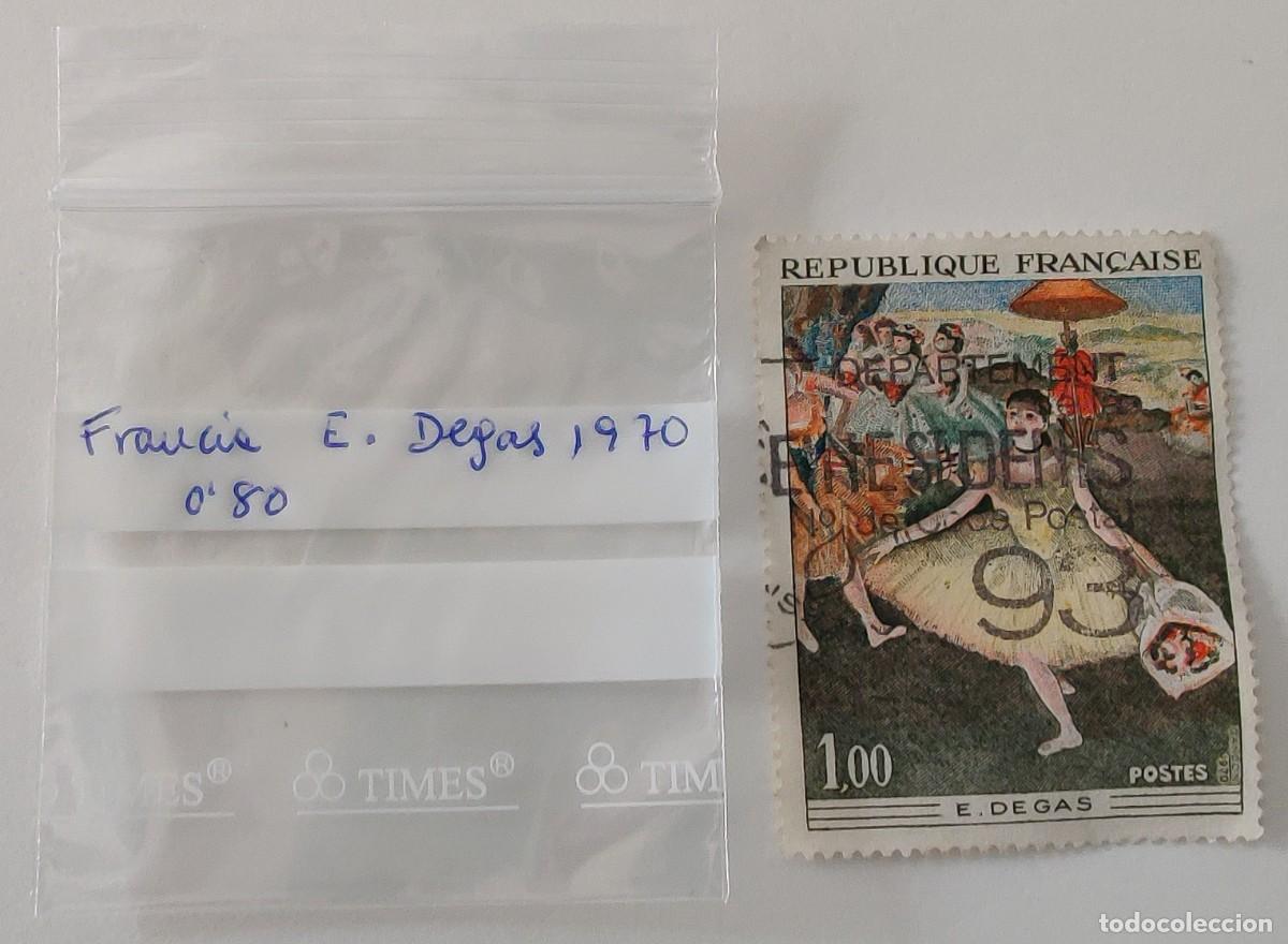 Sellos: Sello de Francia E. Degas - Foto 4