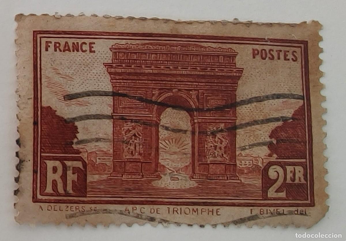 Sellos: Sello de Francia Arc De Triomphe - Foto 2