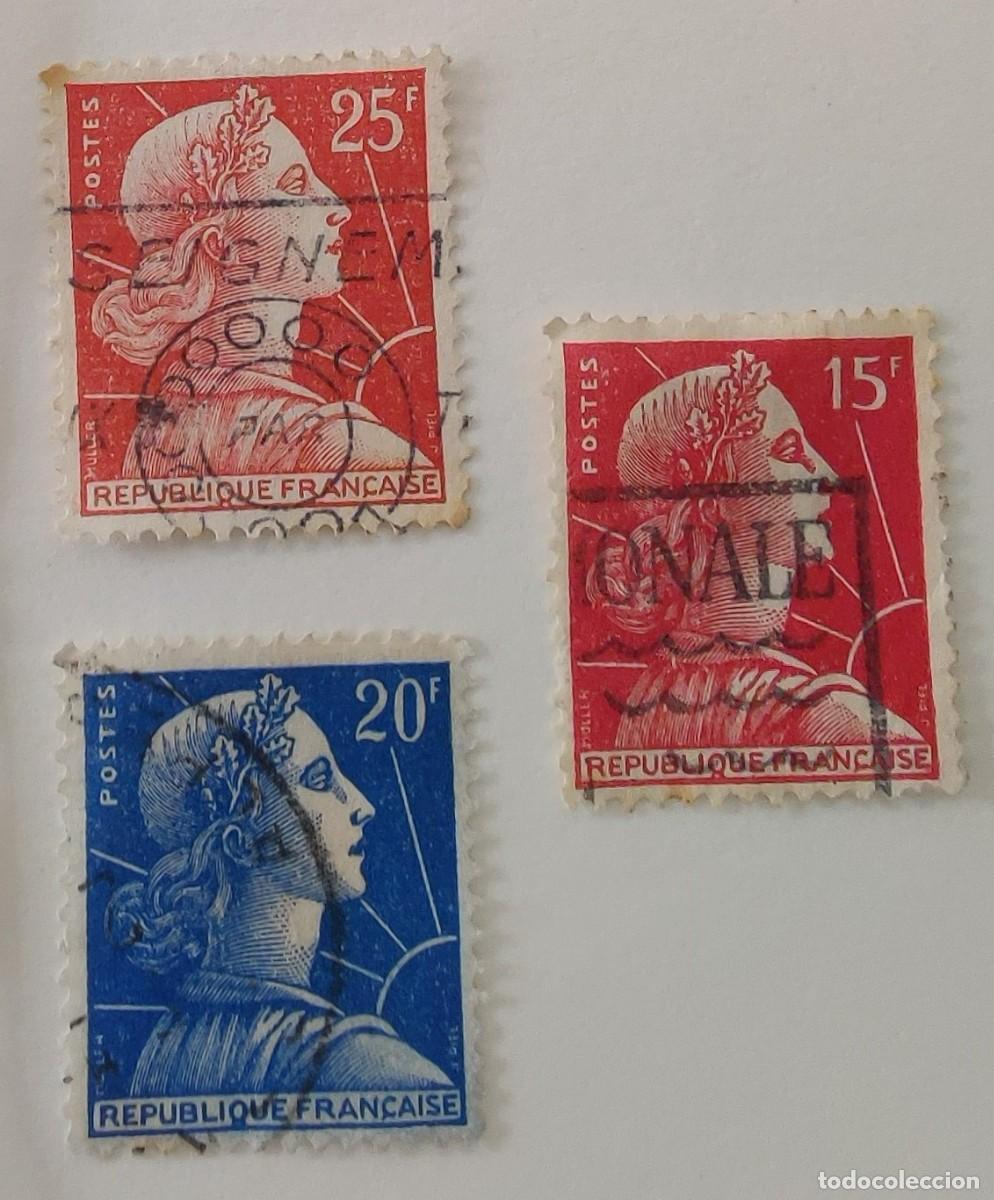 Sellos: Sellos de Francia Marianne M&uuml;ller - Foto 1