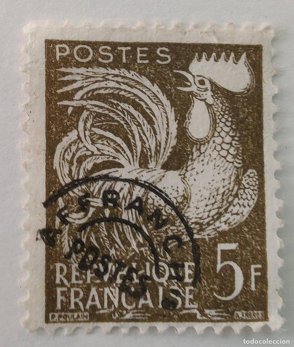 Sellos: Sello de Francia Gallo - Foto 1