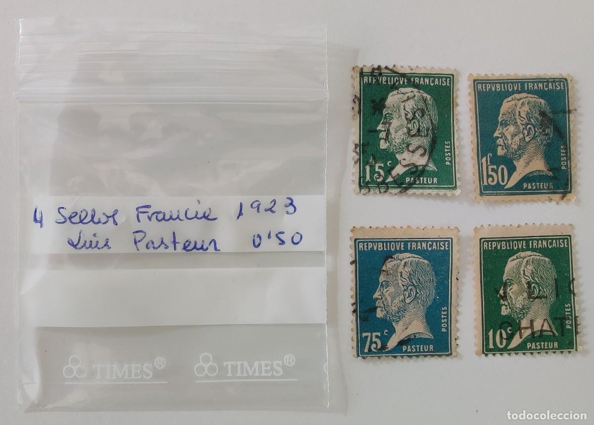 Sellos: Sellos de Francia Louis Pasteur - Foto 7