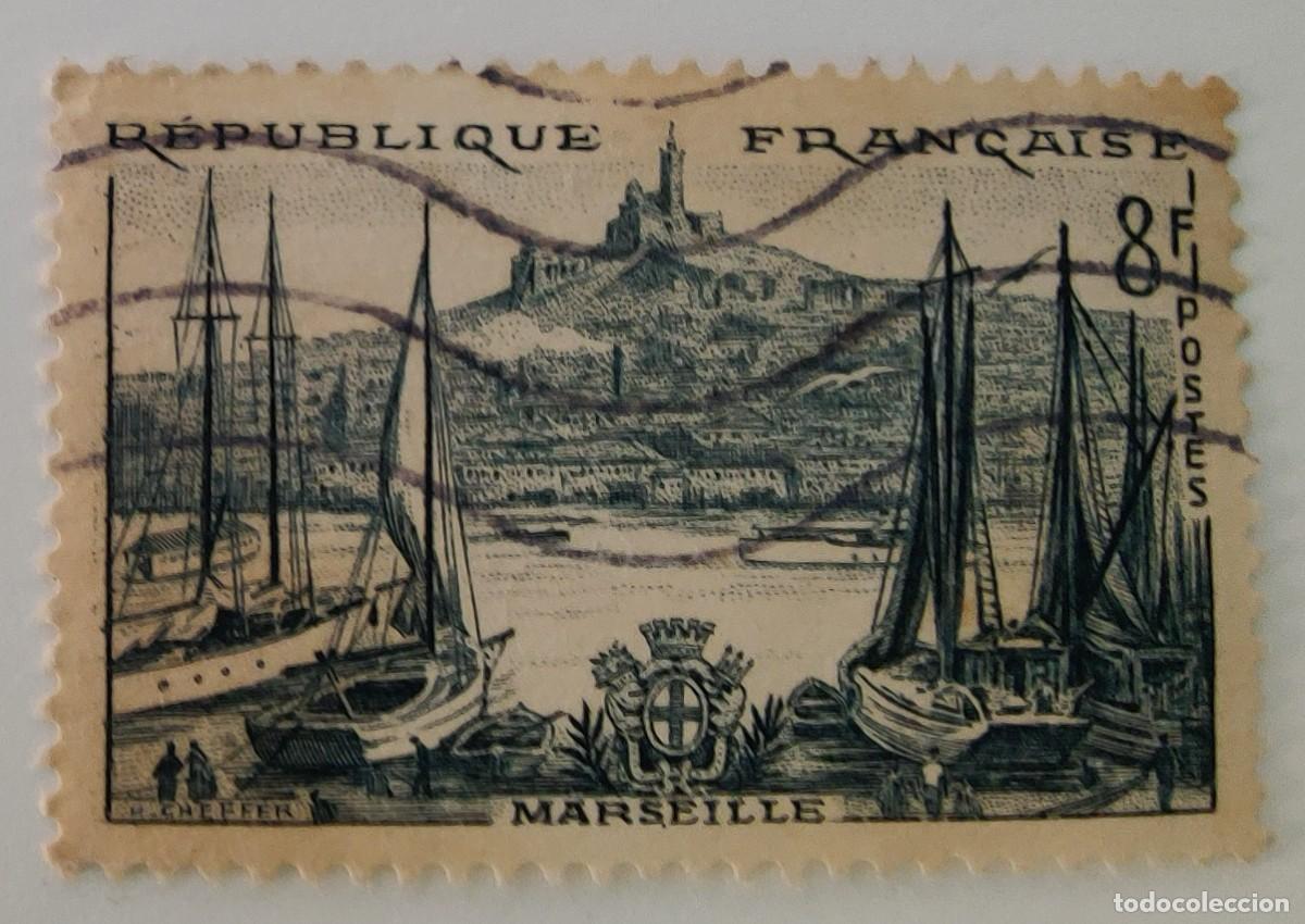 Sellos: Sello de Francia Marsella - Foto 1