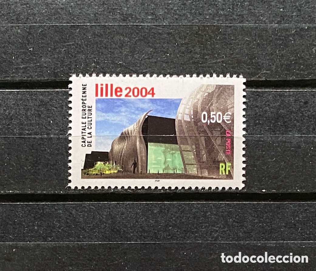 Sellos: Sellos, nuevo, de Francia 2004 Yvert 3638 Edificios - Foto 1
