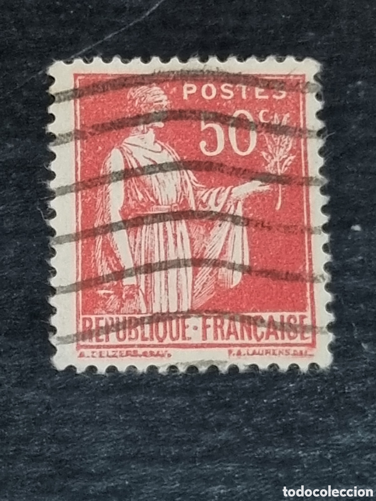 Sellos: SELLO DE FRANCIA 50 C&Eacute;NTIMOS - Foto 1