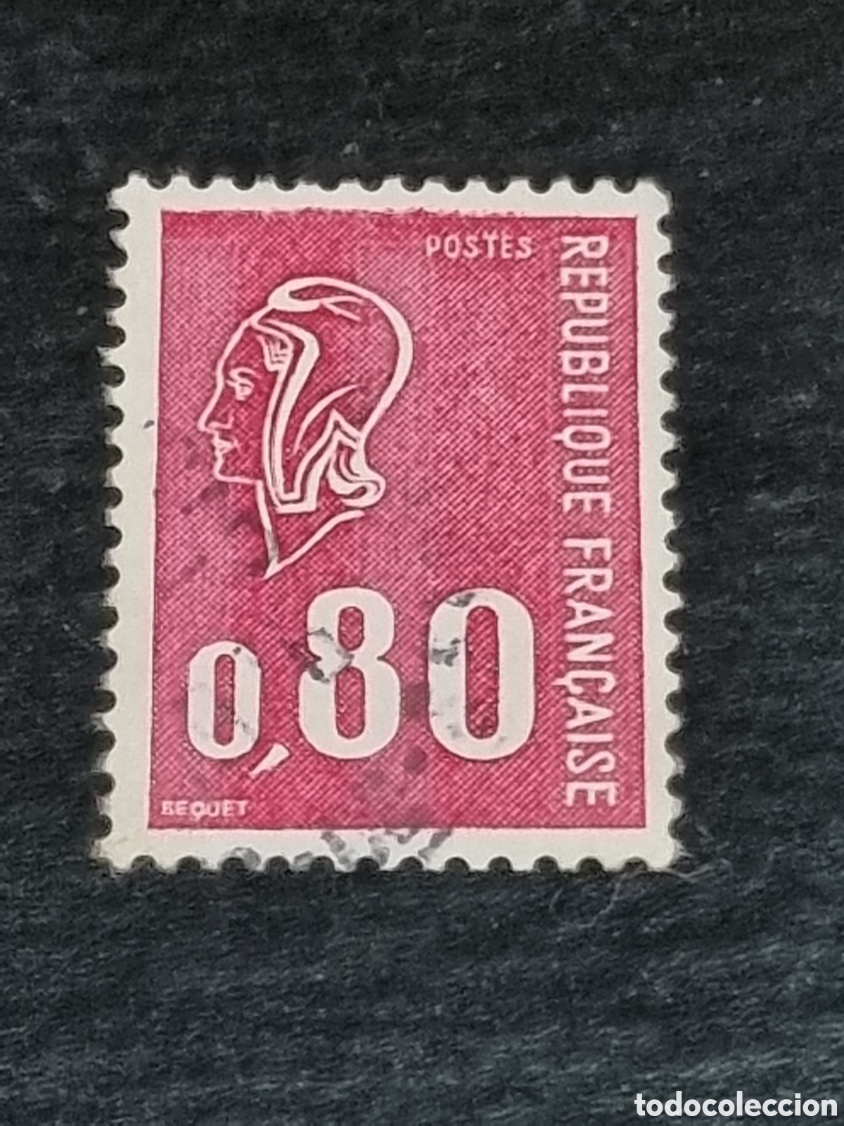 Sellos: SELLO DE FRANCIA 80 C&Eacute;NTIMOS - Foto 1