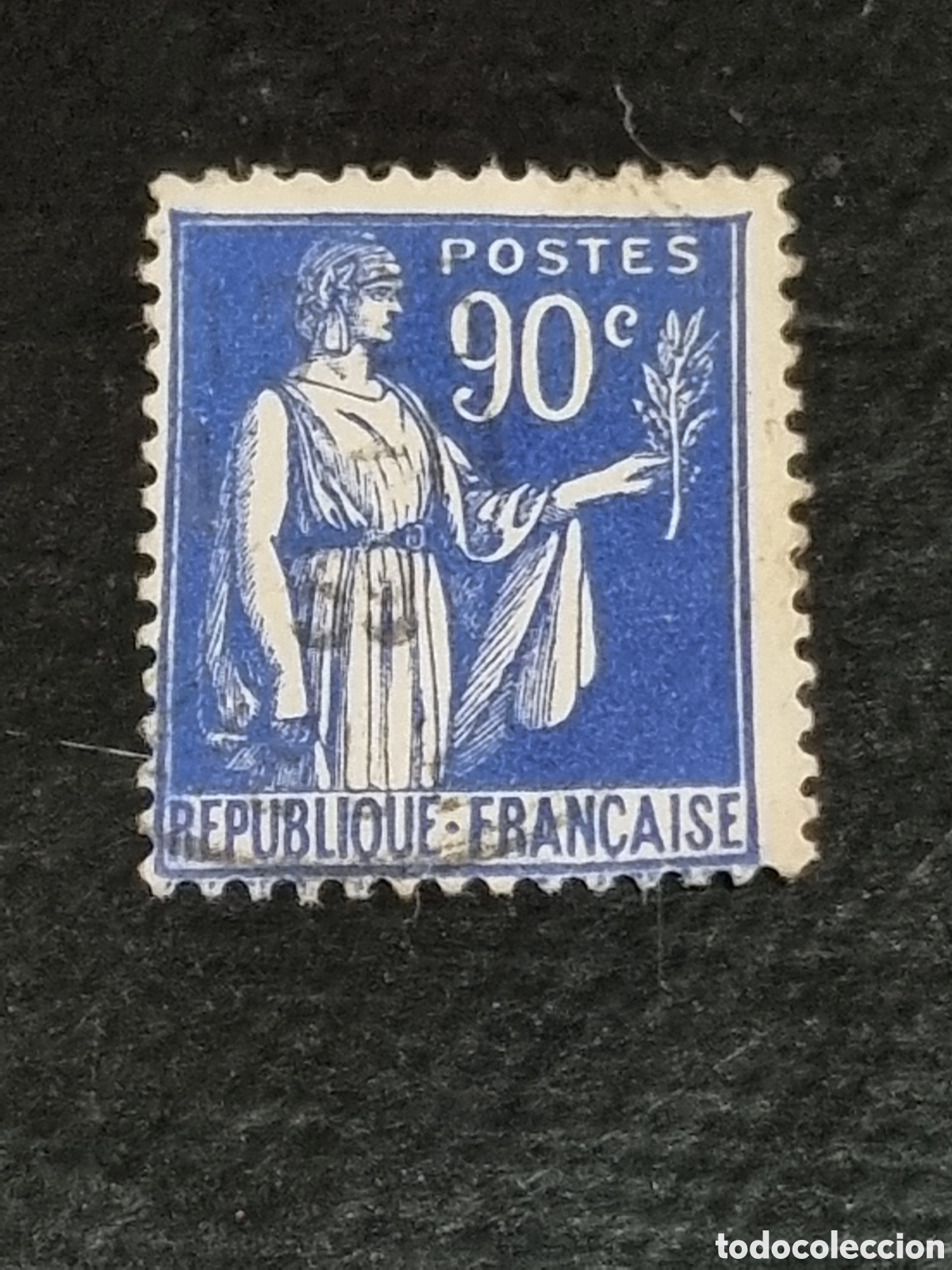 Sellos: SELLO DE FRANCIA 90 C&Eacute;NTIMOS - Foto 1