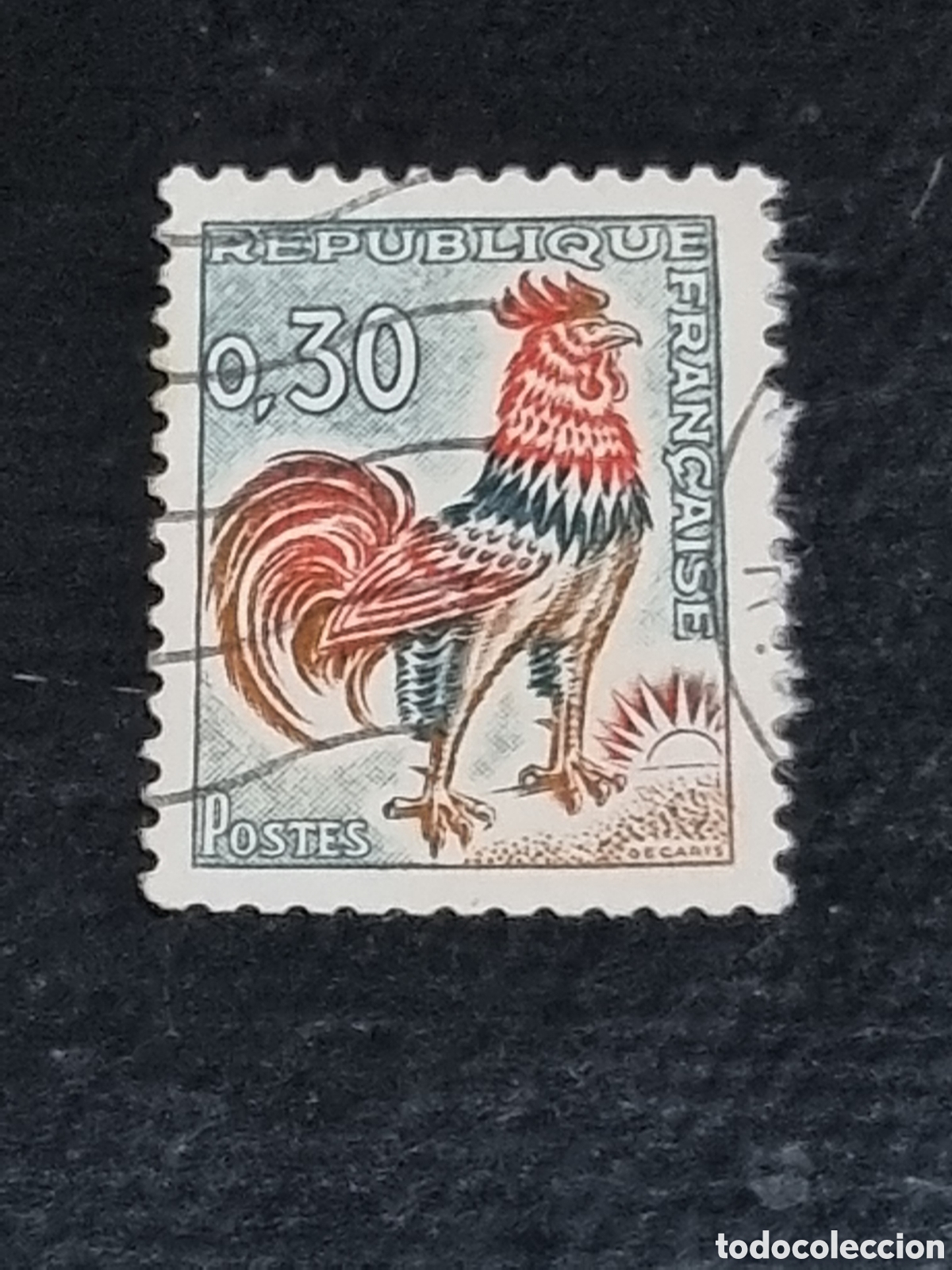 Sellos: SELLO DE FRANCIA 30 C&Eacute;NTIMOS - Foto 1