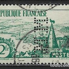 Sellos: SELLO DE FRANCIA 1935 - Y&T 301 - BRETAÑA ( PERFORADO ) 6001