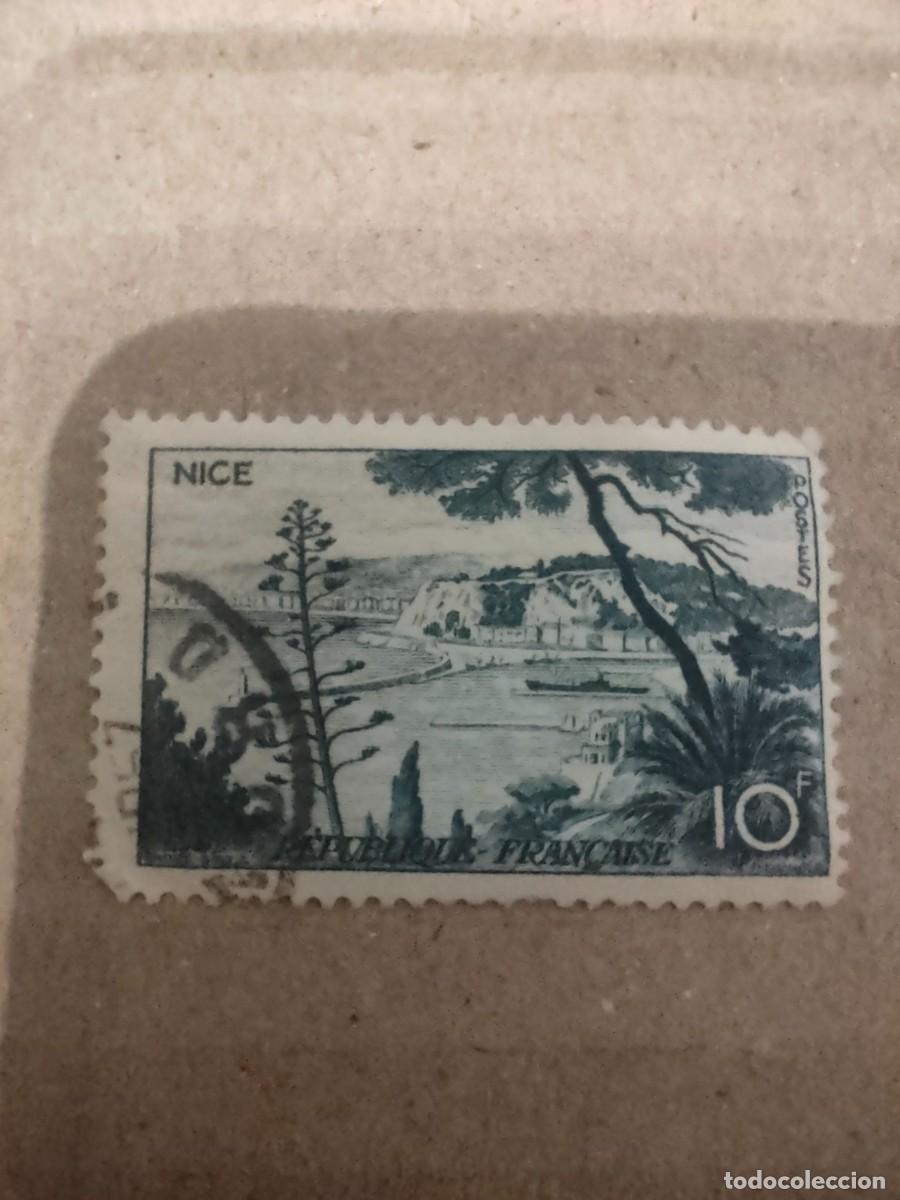 Sellos: Sello Francia Nice 10f - Foto 1