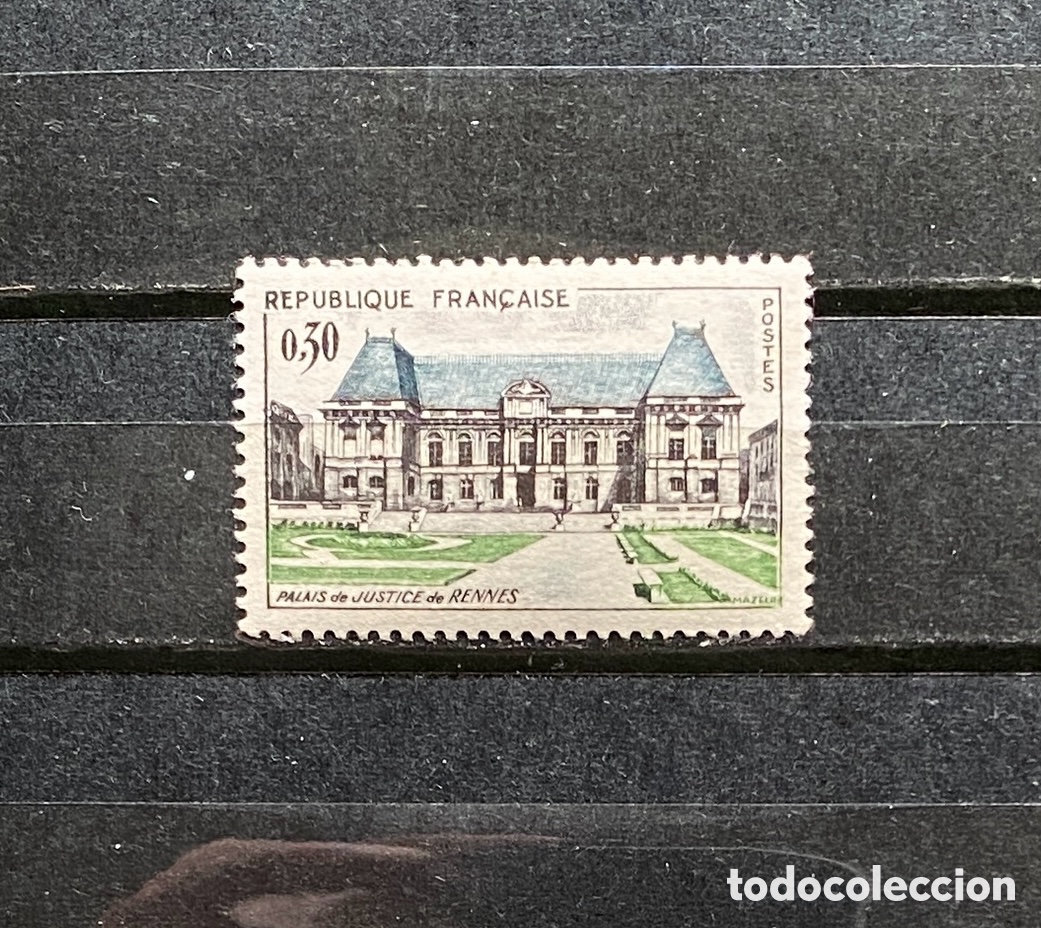 Sellos: Sellos, nuevo, de Francia 1962 Yvert 1351 Edificios - Foto 1