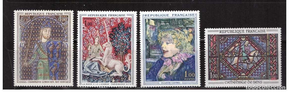 Sellos: 1964 sello nuevo Yvert 1424 al 1427 ** Nuevo sin charnela, MNH